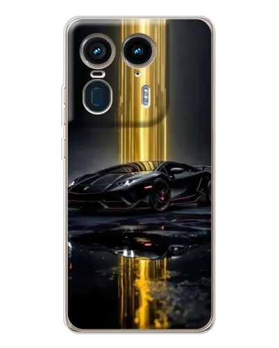 Чехол для Motorola Edge 50 Ultra с картинкой «Ночной Lamborghini драйв» Чехол для Motorola Edge 50 Ultra с картинкой «Ночной Lamborghini драйв»