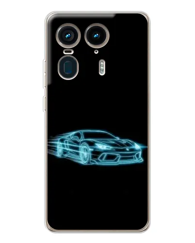Чехол для Motorola Edge 50 Ultra с картинкой «Неоновый контур Lamborghini» Чехол для Motorola Edge 50 Ultra с картинкой «Неоновый контур Lamborghini»