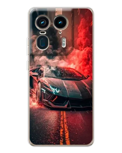 Чехол для Motorola Edge 50 Ultra с картинкой «Lamborghini красный дым» Чехол для Motorola Edge 50 Ultra с картинкой «Lamborghini красный дым»