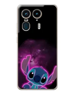 Чехол для Motorola Edge 50 Ultra с картинкой «Неоновый Stitch»