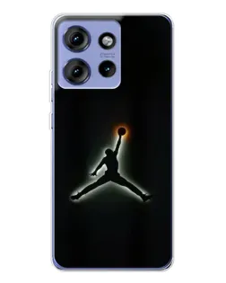 Чехол для Motorola Edge 50 с картинкой «Jordan Gradient Logo» Чехол для Motorola Edge 50 с картинкой «Jordan Gradient Logo»