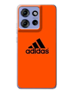 Чехол для Motorola Edge 50 с картинкой «Adidas Ukraine»