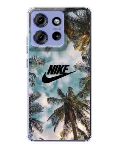 Чохол для Motorola Edge 50 з картинкою «Тропічний принт Nike» Чохол для Motorola Edge 50 з картинкою «Тропічний принт Nike»