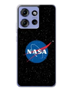 Чехол для Motorola Edge 50 с картинкой «NASA — звездное небо»