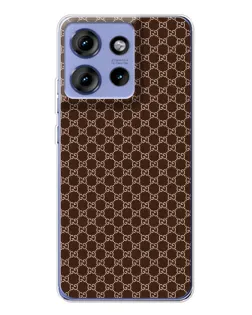 Чохол для Motorola Edge 50 з картинкою «Gucci — шоколадна сітка» Чохол для Motorola Edge 50 з картинкою «Gucci — шоколадна сітка»