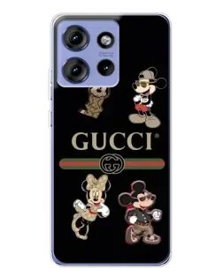 Чохол для Motorola Edge 50 з картинкою «Gucci — герої Disney та монограма» Чохол для Motorola Edge 50 з картинкою «Gucci — герої Disney та монограма»