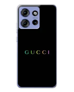 Чохол для Motorola Edge 50 з картинкою «Gucci — неоновий мінімалізм» Чохол для Motorola Edge 50 з картинкою «Gucci — неоновий мінімалізм»