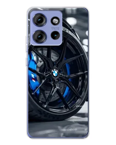 Чехол для Motorola Edge 50 с картинкой «Колесо BMW вблизи» Чехол для Motorola Edge 50 с картинкой «Колесо BMW вблизи»