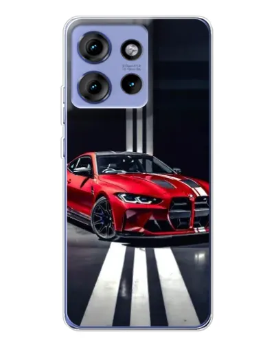 Чехол для Motorola Edge 50 с картинкой «Красная BMW на дороге» Чехол для Motorola Edge 50 с картинкой «Красная BMW на дороге»