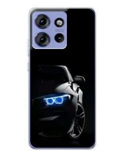 Чохол для Motorola Edge 50 з картинкою «BMW — нічний погляд» Чохол для Motorola Edge 50 з картинкою «BMW — нічний погляд»