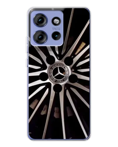 Чехол для Motorola Edge 50 с картинкой «Диск Mercedes»