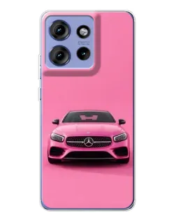 Чохол для Motorola Edge 50 з картинкою «Рожевий Mercedes AMG» Чохол для Motorola Edge 50 з картинкою «Рожевий Mercedes AMG»