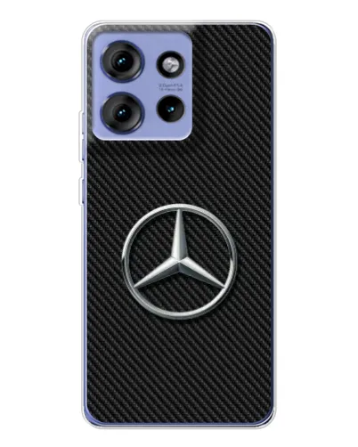 Чохол для Motorola Edge 50 з картинкою «Карбоновий Mercedes стиль» Чохол для Motorola Edge 50 з картинкою «Карбоновий Mercedes стиль»