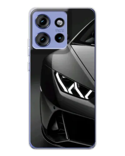 Чехол для Motorola Edge 50 с картинкой «Lamborghini фары детализация»