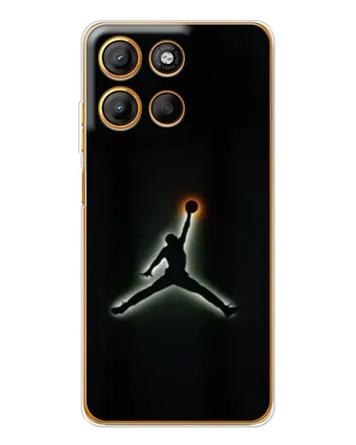 Чехол для Motorola Edge 60 Fusion с картинкой «Jordan Gradient Logo» Чехол для Motorola Edge 60 Fusion с картинкой «Jordan Gradient Logo»