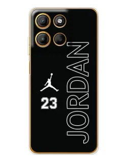 Чехол для Motorola Edge 60 Fusion с картинкой «Jordan Vertical»