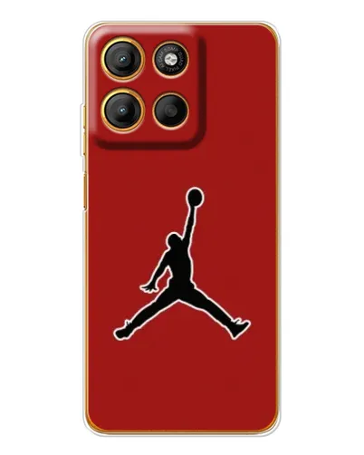 Чехол для Motorola Edge 60 Fusion с картинкой «Jordan Red Back» Чехол для Motorola Edge 60 Fusion с картинкой «Jordan Red Back»