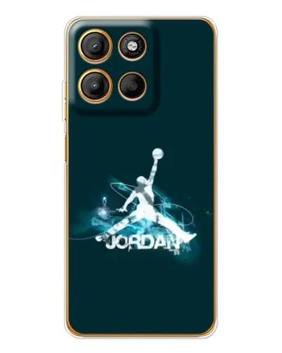 Чехол для Motorola Edge 60 Fusion с картинкой «Jordan Blue Fire» Чехол для Motorola Edge 60 Fusion с картинкой «Jordan Blue Fire»