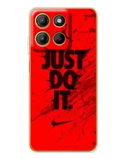 Чехол для Motorola Edge 60 Fusion с картинкой «Nike Just Do It»