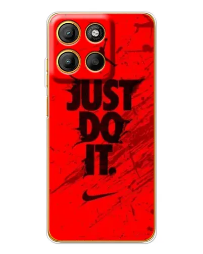 Чехол для Motorola Edge 60 Fusion с картинкой «Nike Just Do It» Чехол для Motorola Edge 60 Fusion с картинкой «Nike Just Do It»