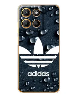 Чехол для Motorola Edge 60 Fusion с картинкой «Adidas Trefoil Blue»