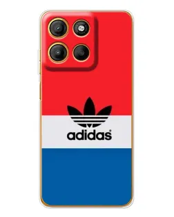 Чехол для Motorola Edge 60 Fusion с картинкой «Ретро блоки Adidas»