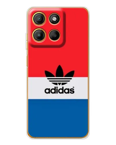 Чехол для Motorola Edge 60 Fusion с картинкой «Ретро блоки Adidas»