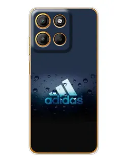 Чехол для Motorola Edge 60 Fusion с картинкой «Adidas Water Drops»