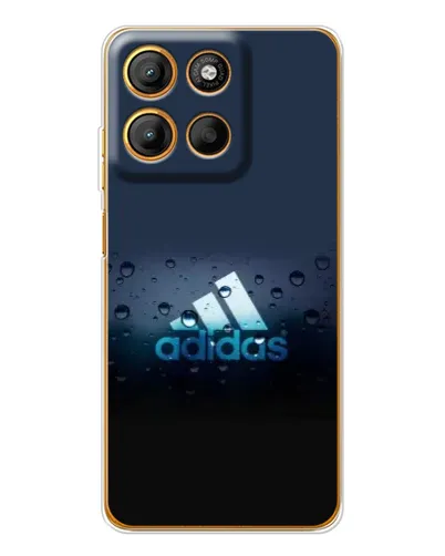 Чехол для Motorola Edge 60 Fusion с картинкой «Adidas Water Drops»