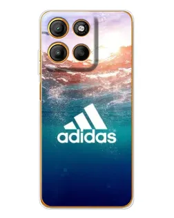 Чехол для Motorola Edge 60 Fusion с картинкой «Океанская глубина адидас»
