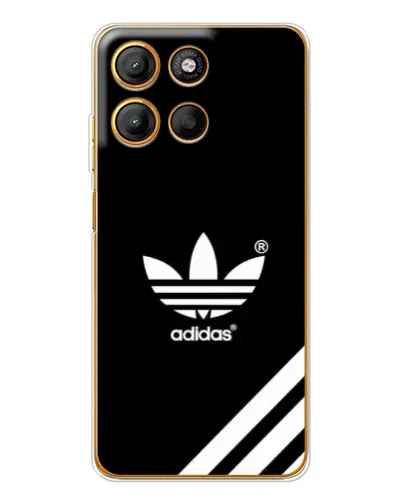 Чехол для Motorola Edge 60 Fusion с картинкой «Adidas с диагональными полосами»