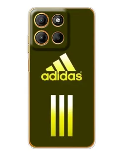 Чехол для Motorola Edge 60 Fusion с картинкой «Оливковый градиент Adidas»