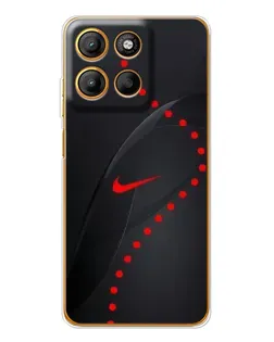 Чехол для Motorola Edge 60 Fusion с картинкой «Абстрактный дизайн Nike»