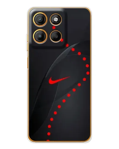 Чехол для Motorola Edge 60 Fusion с картинкой «Абстрактный дизайн Nike»
