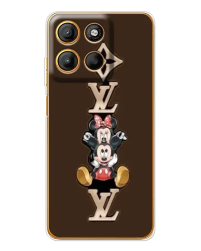 Чехол для Motorola Edge 60 Fusion с картинкой «LV и Микки Маус» Чехол для Motorola Edge 60 Fusion с картинкой «LV и Микки Маус»