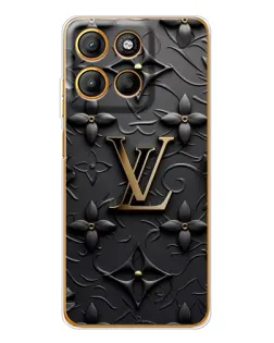 Чехол для Motorola Edge 60 Fusion с картинкой «Кожаная текстура LV»