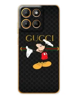 Чехол для Motorola Edge 60 Fusion с картинкой «Микки Маус Gucci»