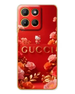 Чехол для Motorola Edge 60 Fusion с картинкой «Gucci — золотой сад»