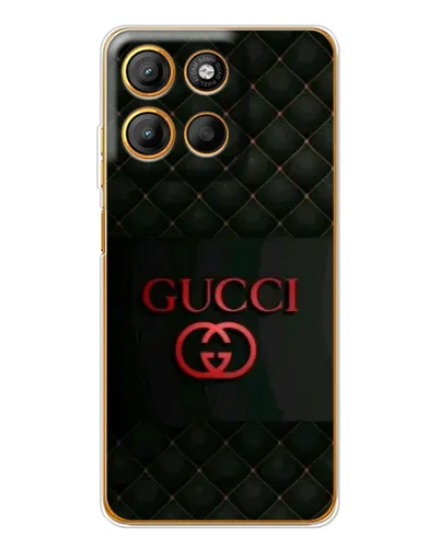 Чехол для Motorola Edge 60 Fusion с картинкой «Gucci — стеганый черный»
