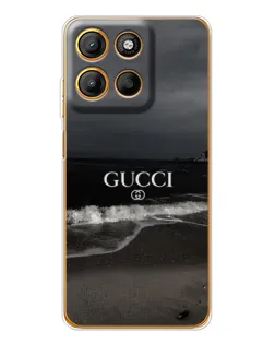 Чехол для Motorola Edge 60 Fusion с картинкой «Gucci — морской прибой»