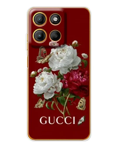 Чехол для Motorola Edge 60 Fusion с картинкой «Gucci —  сад»