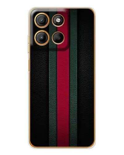 Чехол для Motorola Edge 60 Fusion с картинкой «Gucci — неоновая линия»
