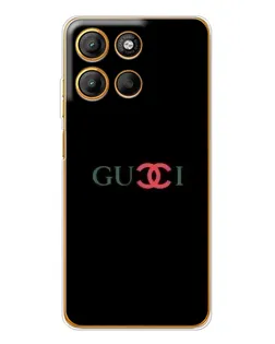Чехол для Motorola Edge 60 Fusion с картинкой «Gucci — красный градиент»