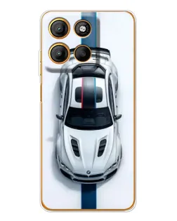 Чехол для Motorola Edge 60 Fusion с картинкой «Вид сверху — BMW M»