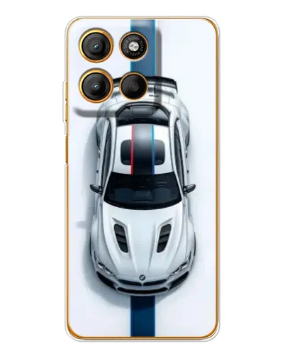 Чехол для Motorola Edge 60 Fusion с картинкой «Вид сверху — BMW M»