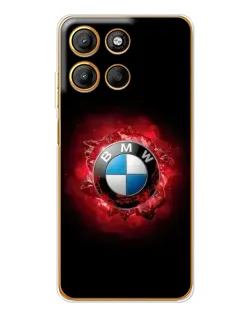 Чехол для Motorola Edge 60 Fusion с картинкой «Логотип BMW — вспышка»