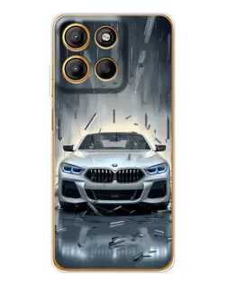 Чехол для Motorola Edge 60 Fusion с картинкой «BMW в свете фар»