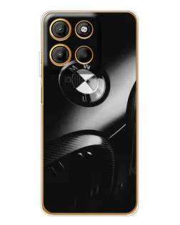 Чехол для Motorola Edge 60 Fusion с картинкой «Эмблема BMW — макро»