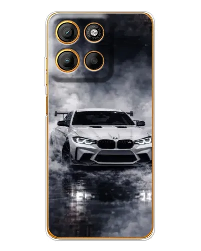 Чехол для Motorola Edge 60 Fusion с картинкой «BMW сквозь туман»