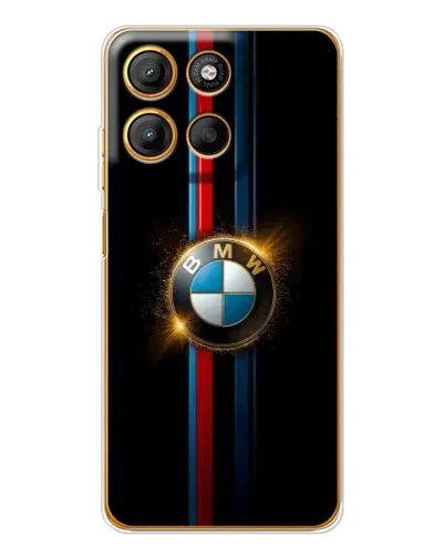 Чехол для Motorola Edge 60 Fusion с картинкой «BMW M-Power неон»